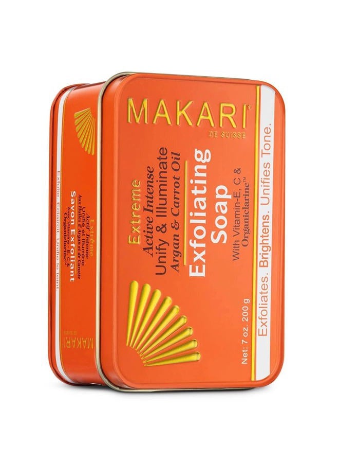 Makari Extreme Argan & Carrot Oil 3-Piece Gift Set | Exfoliating Soap, Tone-Boosting Body Lotion & Face Cream | Botanical Self-Care Kit for All Skin Types - Image 4